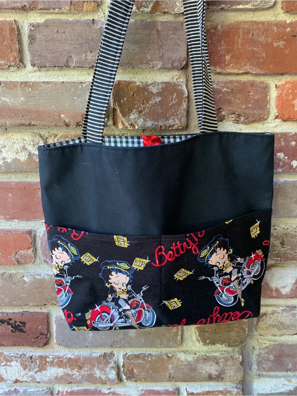Homemade Cloth Betty Boop Purse